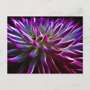 Carte Postale Fractalius Dahlia