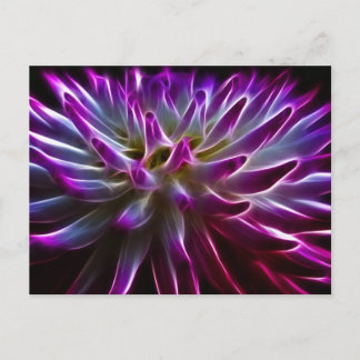 Carte Postale Fractalius Dahlia