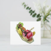 Carte Postale Fractionnement de la banane (Debout devant)