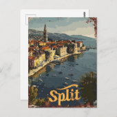 Carte Postale Fractionner Vintage (Devant / Derrière)