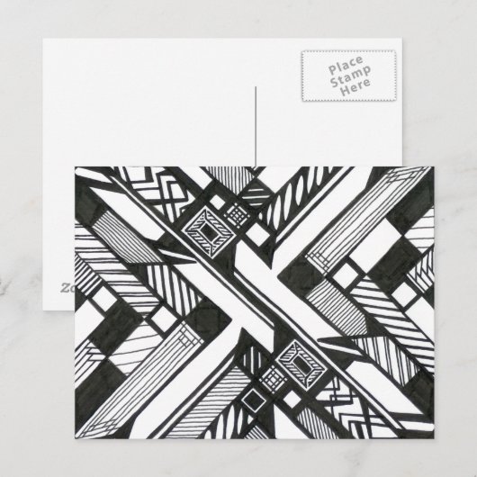 Carte Postale Fracture (Devant / Derrière)