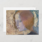 Carte Postale Fragment, 1904 par Helene Schjerfbeck (Devant / Derrière)