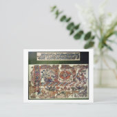 Carte Postale Fragment of textile depicting Jonah and the Whale (Debout devant)