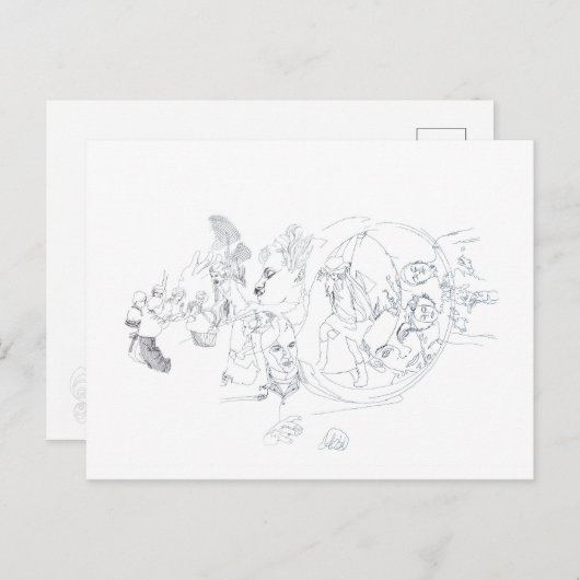 Carte Postale fragments (Devant / Derrière)