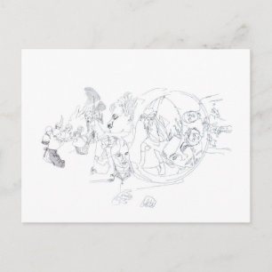 Carte Postale fragments