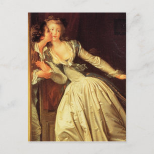 Carte postale Fragonard Stolen Kiss