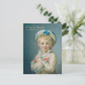 Carte Postale Fragonard Un garçon en tant que Pierrot CC1070 Por (Debout devant)
