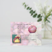 Carte postale fraîche de gâteau aux pommes de (Debout devant)