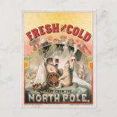 Carte Postale Fraîche et froide – Bière directement livrée du Pô (Devant)