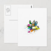 Carte Postale Fraîche, Fraîche, Branché, Rétro, Cool (Devant / Derrière)