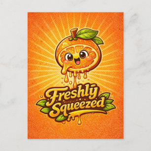 Carte Postale Fraîchement Pressé - Ambiance Fruitée - Amateurs d