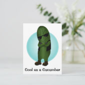 Carte Postale Frais comme un concombre (Debout devant)