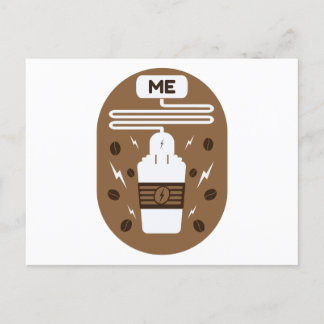 Carte Postale Frais de café