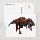 Carte Postale Frais T-rex (Devant / Derrière)
