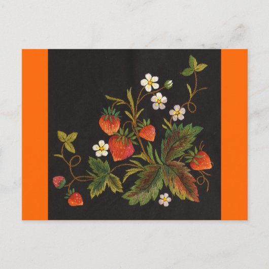 Carte Postale Fraise (Devant)