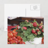 Carte Postale Fraise (Devant / Derrière)