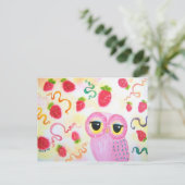 Carte Postale fraise (Debout devant)