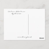 Carte Postale Fraise de Lolita de crème glacée (Dos)