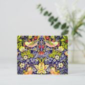 Carte Postale Fraise Thief Oiseaux William Morris (Debout devant)