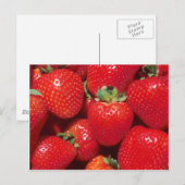 Carte Postale Fraises (Devant / Derrière)