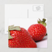 Carte Postale Fraises (Devant / Derrière)