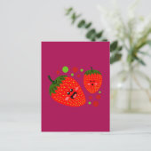 Carte Postale Fraises (Debout devant)