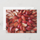 Carte Postale Fraises (Devant / Derrière)