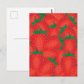 Carte Postale Fraises (Devant / Derrière)