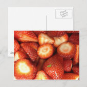 Carte Postale Fraises ! (Devant / Derrière)