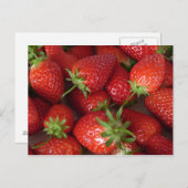 Carte Postale Fraises (Devant / Derrière)