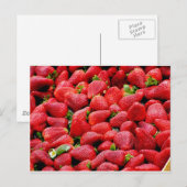 Carte Postale Fraises (Devant / Derrière)