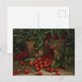 Carte Postale Fraises (Devant / Derrière)