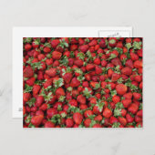 Carte Postale Fraises (Devant / Derrière)