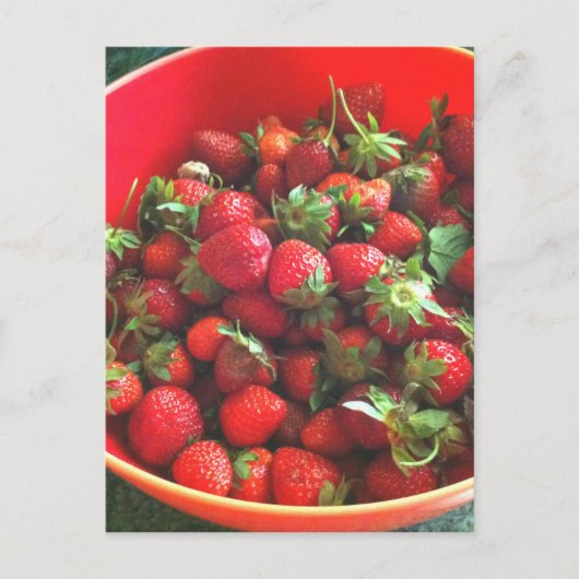 Carte Postale Fraises (Devant)