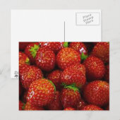 Carte Postale Fraises (Devant / Derrière)
