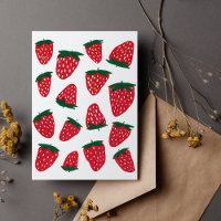 Fraises d'été bio - rouge et vert