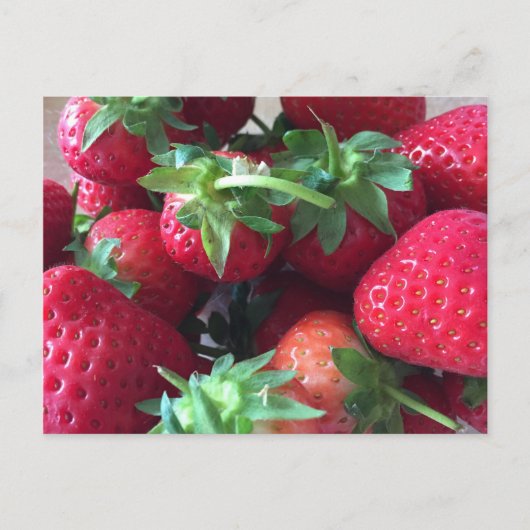 Carte Postale Fraises Douces (Devant)