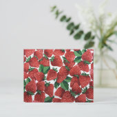 Carte Postale Fraises et crème (Debout devant)