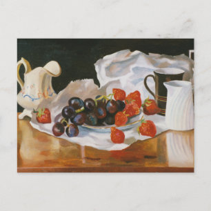 Carte Postale Fraises et crème 2004