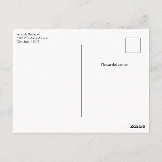 Carte Postale Fraises fraîchement cueillies dans un seau (Dos)