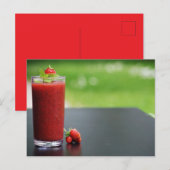 Carte Postale Fraises merveilleuses (Devant / Derrière)