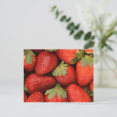 Carte Postale fraises mûres (Debout devant)