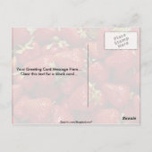 Carte Postale Fraises Photo (Dos)