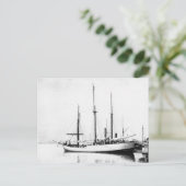 Carte Postale Fram, le bateau de Nansen, dans le port (Debout devant)