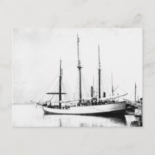 Carte Postale Fram, le bateau de Nansen, dans le port