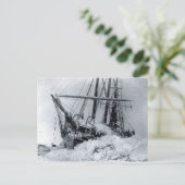 Carte Postale Fram, Nansen's ship, in polar ice (Debout devant)