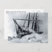 Carte Postale Fram, Nansen's ship, in polar ice (Devant / Derrière)