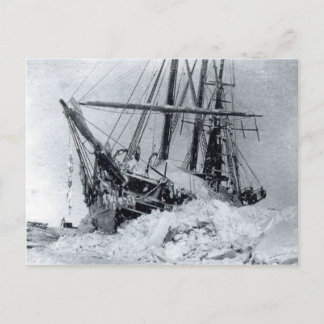 Carte Postale Fram, Nansen's ship, in polar ice