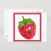 Carte Postale framboise (Devant / Derrière)