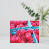 Carte Postale Framboises fraîches (Debout devant)